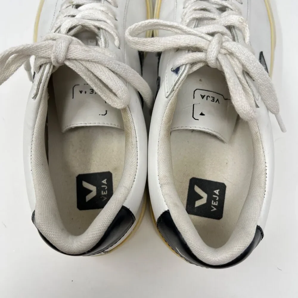 Veja Women's Campo Leather Sneakers, White Size 10